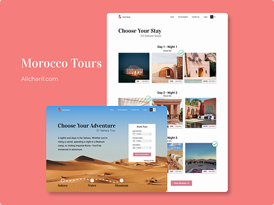 Moroccan Tours | Concept Design