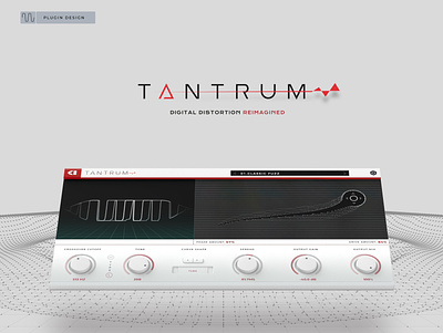 Tantrum audio plugin graphic design ui design