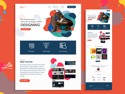 IC website UI design ui ux web webdesign