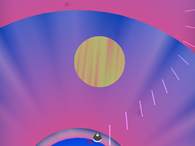 Solar Surfing in Opti Space game ios planet space sun