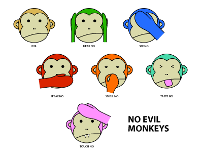 Monkeys evil monkey