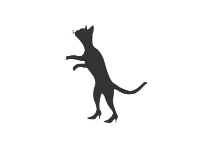 Branding mark for consultancy - Kitty Mcqueen animal black brand branding cat icon kitty logo playful