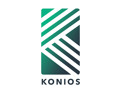 Konios Logo Idea app blockchain branding crypto cryptocurrency finance icon logo ui ux