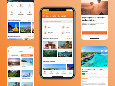 Travel app redesign