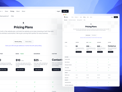 Pricing Page - UI Design