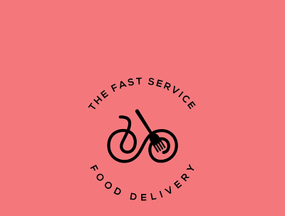 Food delivery branding design flat graphic design lettering logo minimal type typography vector