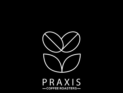 PRAXIS branding design flat graphic design illustration illustrator logo minimal typography vector