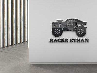 Racer Ethan branding graphic design logo