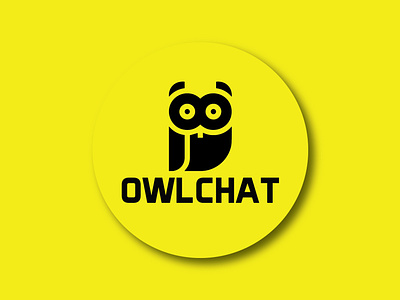 owlchat logo branding design flat graphic design illustration logo minimal typography ui vector