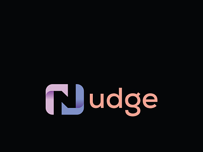 nudge branding design flat graphic design illustration logo minimal typography ui vector