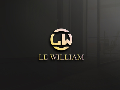Le William branding design flat graphic design illustration logo minimal typography ui vector