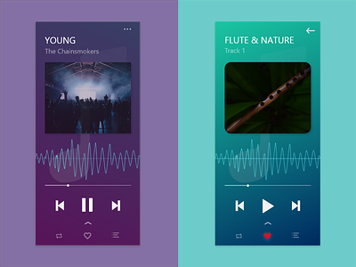 MUSIK app design icon mobile ui music app ui ux