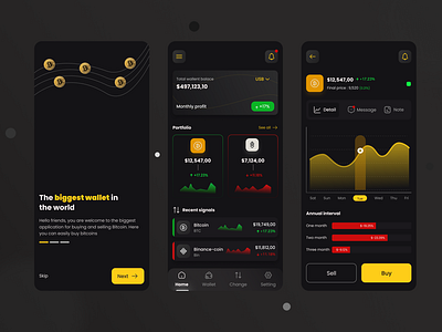 Crypto carrency appcrypto bitcoin cryptocurrency designer ui ui crypto ui designer uiapp uicrypto uicryptocurrency uidesign uiux