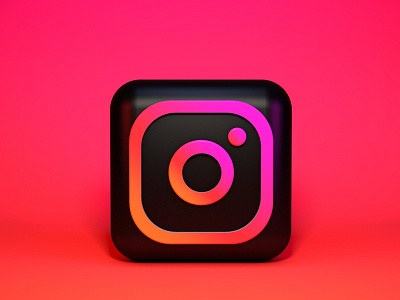 Instagram 3D Icon 3d 3d art 3d artist 3d modeling c4d cinema 4d cinema 4d icon cinema4d design design app designer icon design icon design download iconography