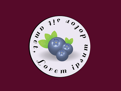 Blueberry | dailylogochallenge blueberry challenge daily logo food graphic design illustration logo