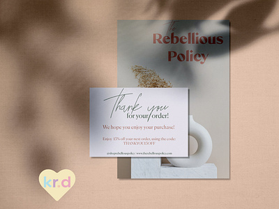 The Rebellious Policy Thank You Card