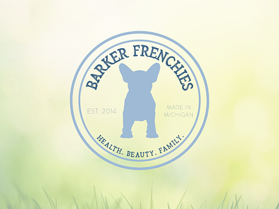 Barker Frenchies brand design branding design flat illustration logo logodesign typography vector