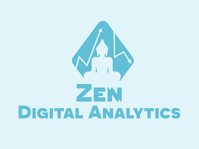 Zen Digital Analytics brand design branding design icon illustration logo logodesign minimal typography vector