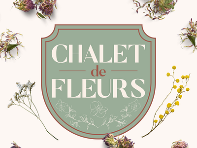 Chalet de Fleurs brand design brand identity brand identity design branding classic logo logo logo design logodesign perfume perfumery