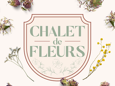 Chalet de Fleurs Color 3 brand brand design brand designer brand identity brand identity design branding branding design classic logo logo perfume perfumery vintage logo