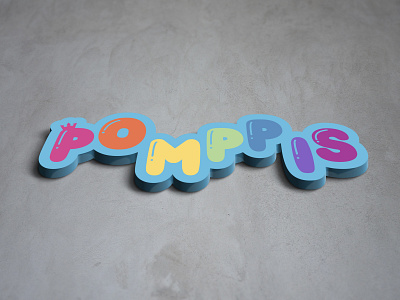 Pomppis Logo brand design brand identity design branding design logo typography