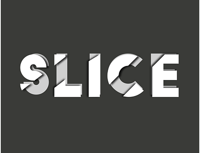 slice art creative design designer feedback font graphic design illustration logo manipulation meema044 online pro.meemai saervices sell