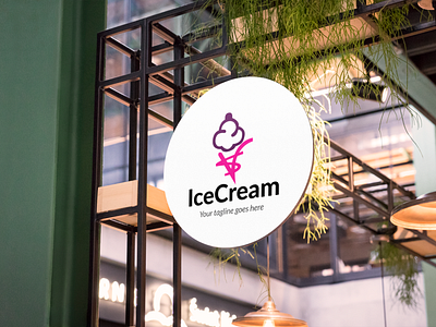 Ice-cream Shop Logo