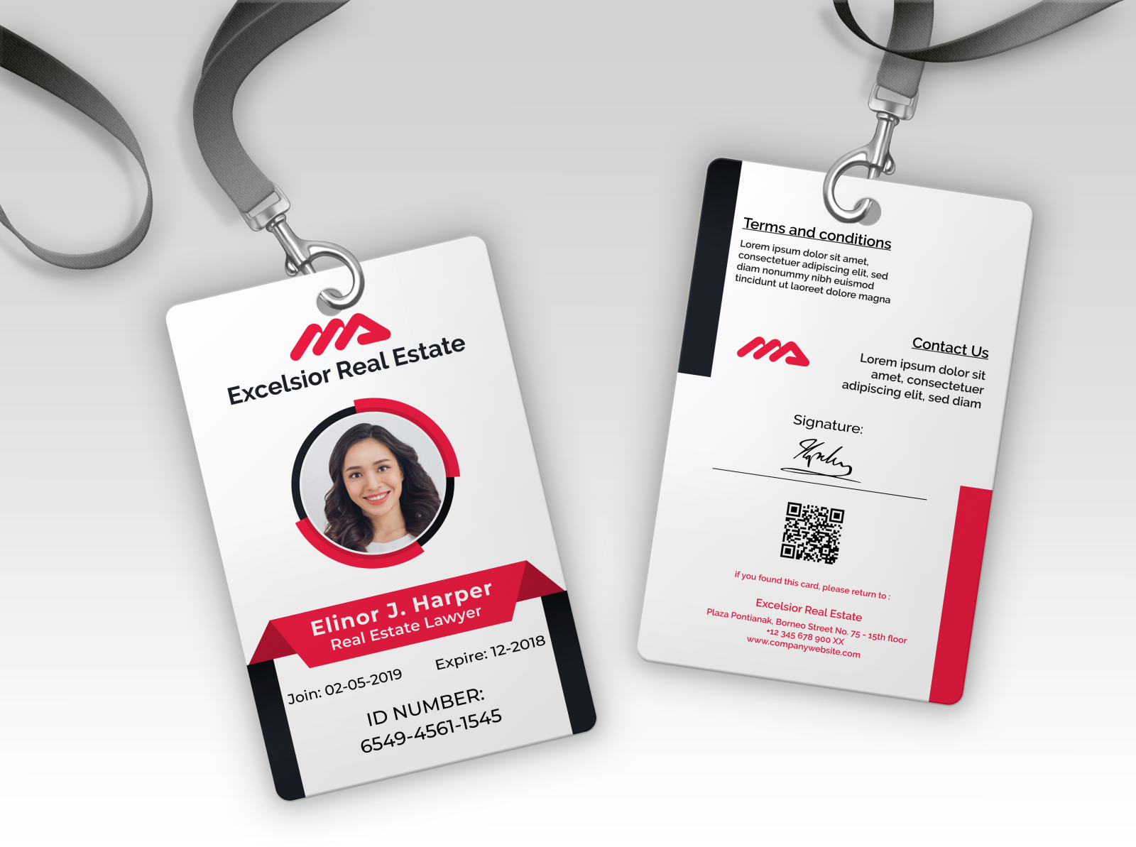 Corporare id card design by Ahmed on Dribbble