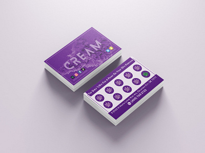 Loyalty Card Designed for a Cannabis Shop