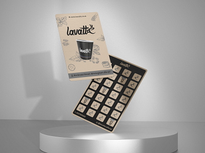 Loyalty Card Designed For a Coffee Shop
