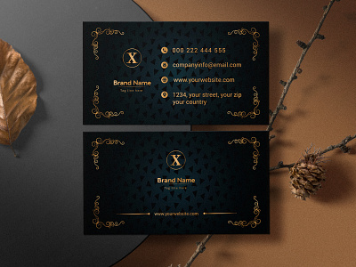 Modern stunning luxury unique Business card design app branding business card design graphic design illustration logo professional] typography ui ux vector