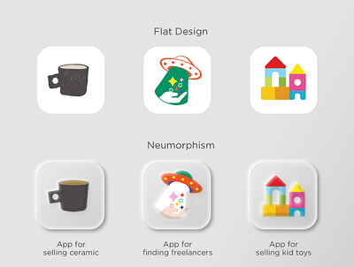 App Icons - Neumorphism graphic design icon neumorphism ui