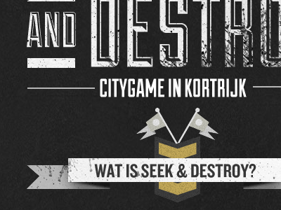 Seek And Destroy citygame kortrijk logo mobile