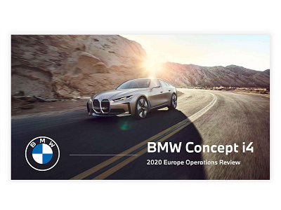 BMW Keynote Presentation Design