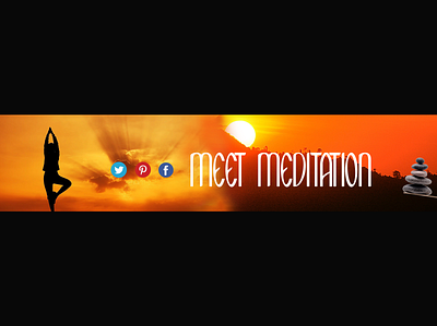 Meditation Channel Banner For Youtube channel art channel setup graphics designer video editing web development youtube youtube channel youtube channel art youtube content creator youtube logo youtuber