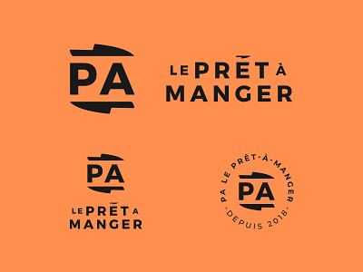 PA Le Prêt-À-Manger - Meals Delivery branding delivery food knifes knives logo meals