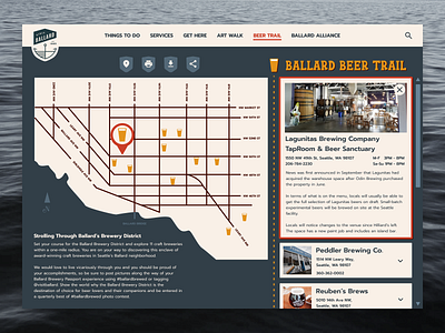 Daily UI 029 - Map beer daily ui dailyui dailyuichallenge map