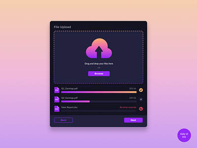 Daily UI 031 - File Upload