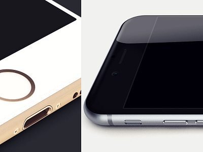 Studio iPhone 6 Template 3d illustration iphone iphone 6 photoshop psd render studio template touch id