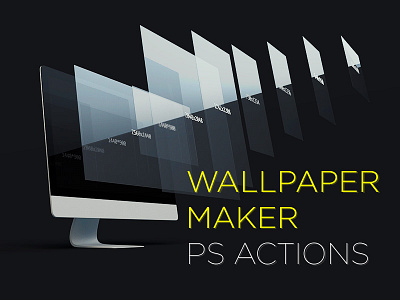 Wallpaper Maker actions automatic crop export image photoshop resize sizes wallpaper