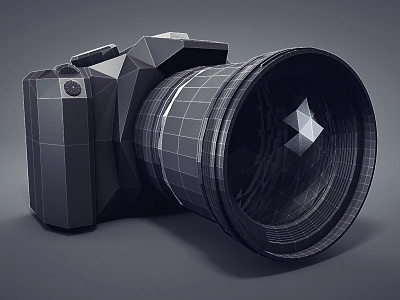 Pic Header 3d camera canon glass header illustration lens low poly photo photography rebel website