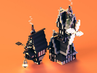 Steampunk Houses By Jeremy Paul On Dribbble