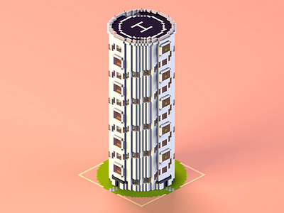 minecraft modern tower