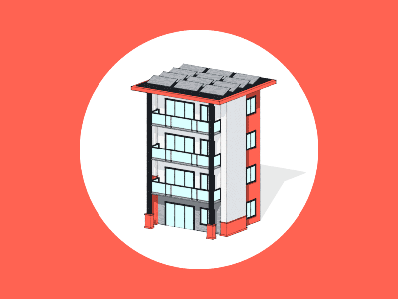 HappyWait Onboarding cinema 4d sketch and toon 3d animation motion illustration icon building app housing