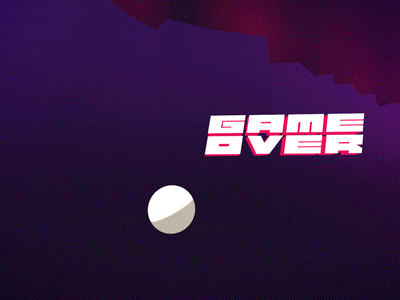 Ball Runner — Rewind 3d ball c4d cell shading fall game gravity motion over