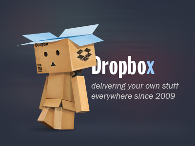 Dropbox Contest amazon box cardboard community connect contest danbo danboard delivery download drew drop dropbo dropbox extra files houston illustration photoshop sharing space toy upload