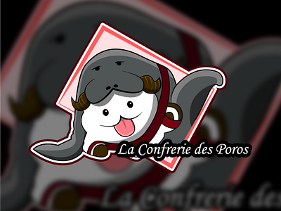 Logo - La Confrerie des Poros design esport esport team esportlogo first design illustrator league of legends logo poro