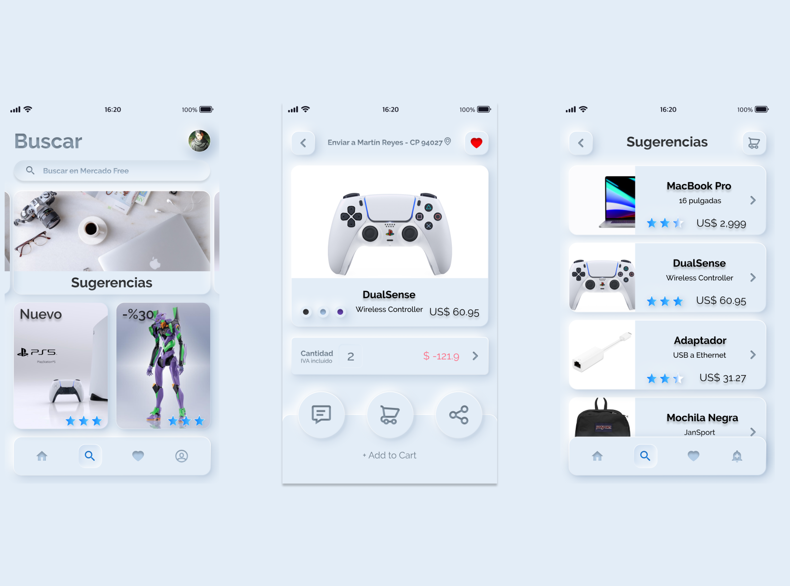 Eshop Example Interface E Commerce Shop by Martho on Dribbble