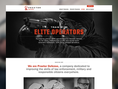 Praetor Long Form Homepage