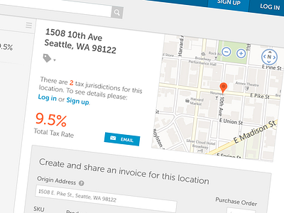 AvaTax Invoice Screen invoice map tax website